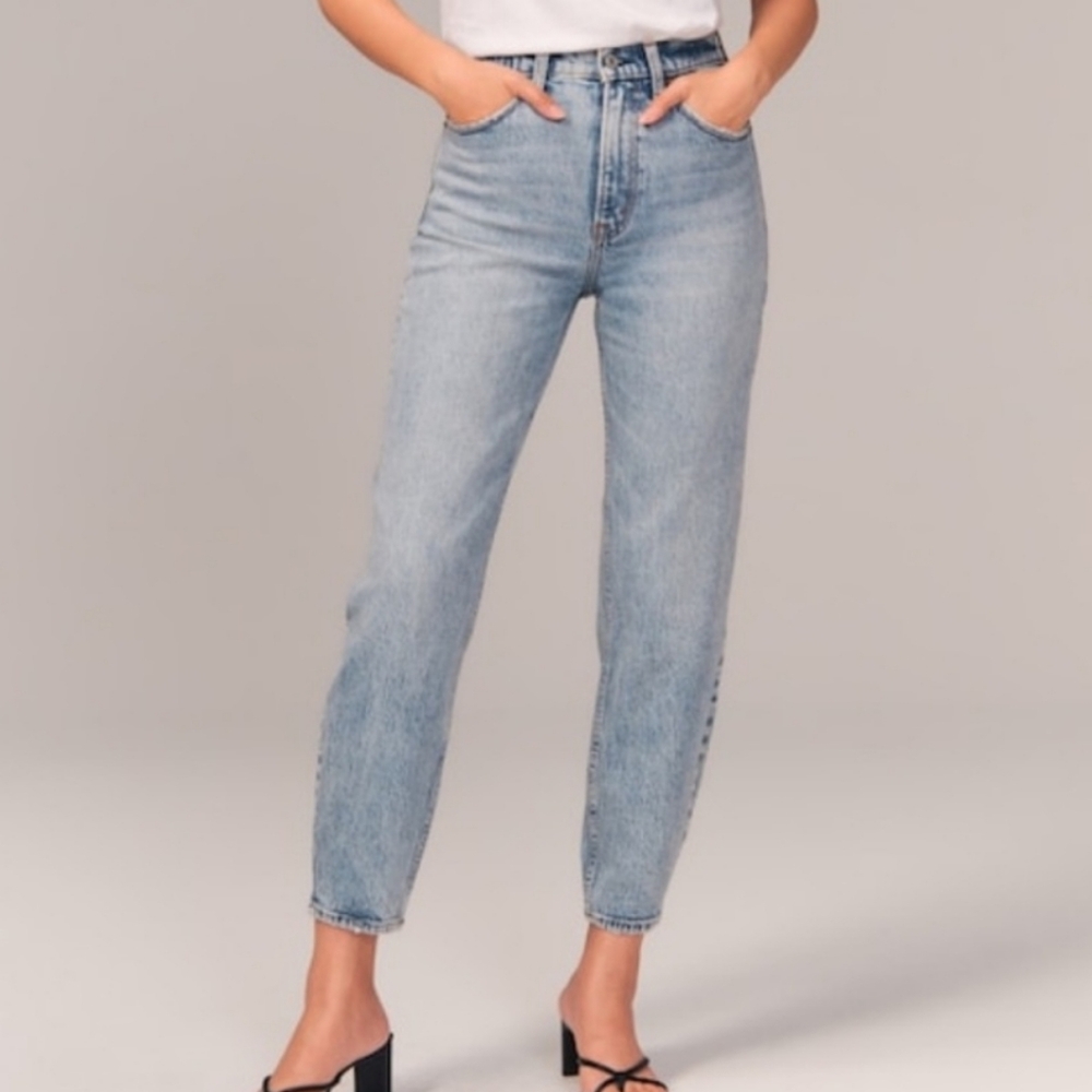 Abercrombie & Fitch Light Blue High Rise Jeans
